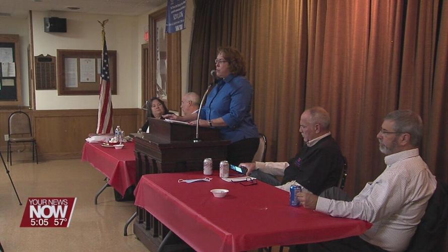 Beth Seibert speaks at last Allen Co. Republican Luncheon before election day