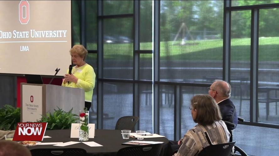 Ohio State Lima presents Town and Gown Award to Dr. John R. Snyder