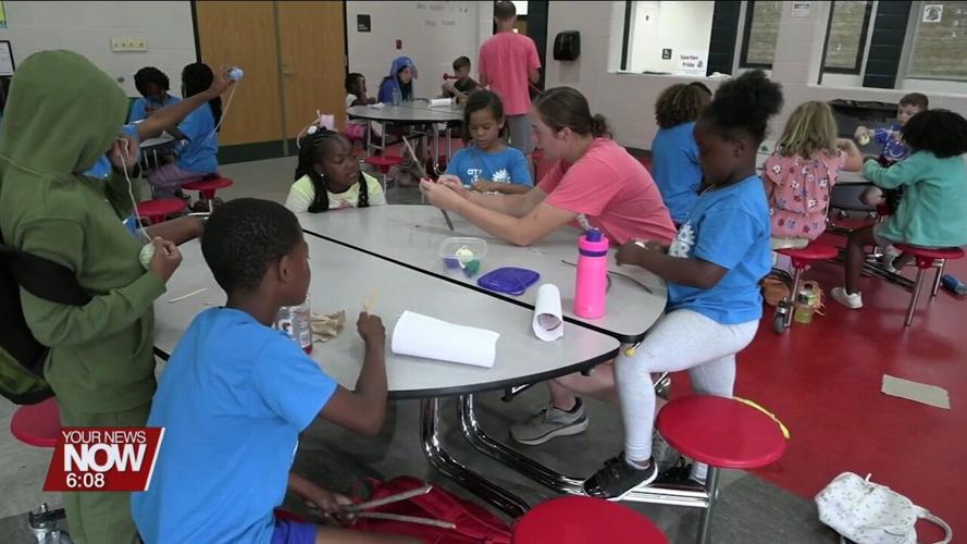 Kids in the playground program get show their artistic side thanks to ArtSpace/Lima