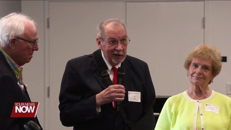 Ohio State Lima presents Town and Gown Award to Dr. John R. Snyder