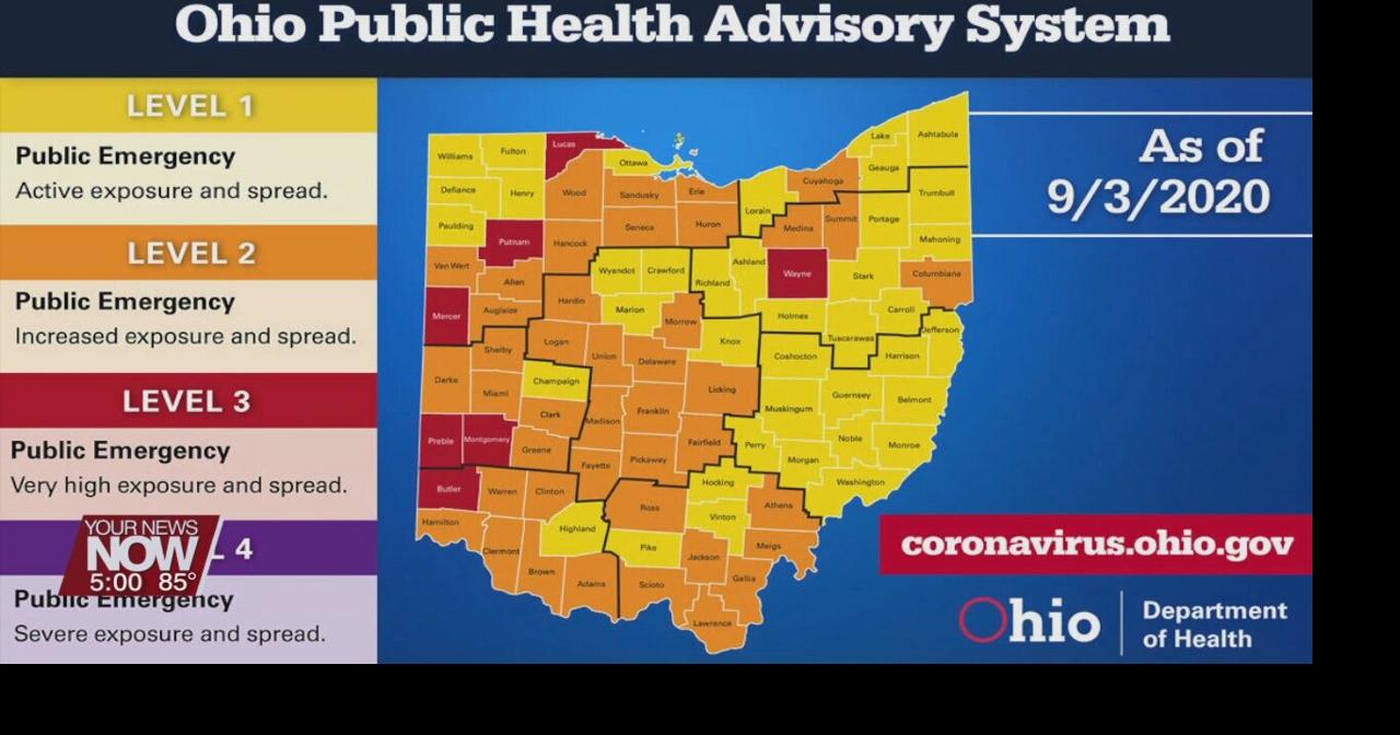 Putnam County moves to red on Ohio Public Health Advisory System | News ...