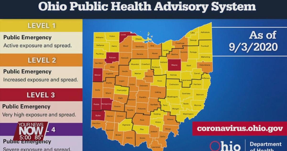 Putnam County moves to red on Ohio Public Health Advisory System | News ...