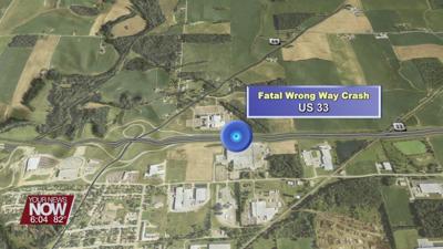 Wrong-way driver killed in two-vehicle crash in Auglaize County Saturday night