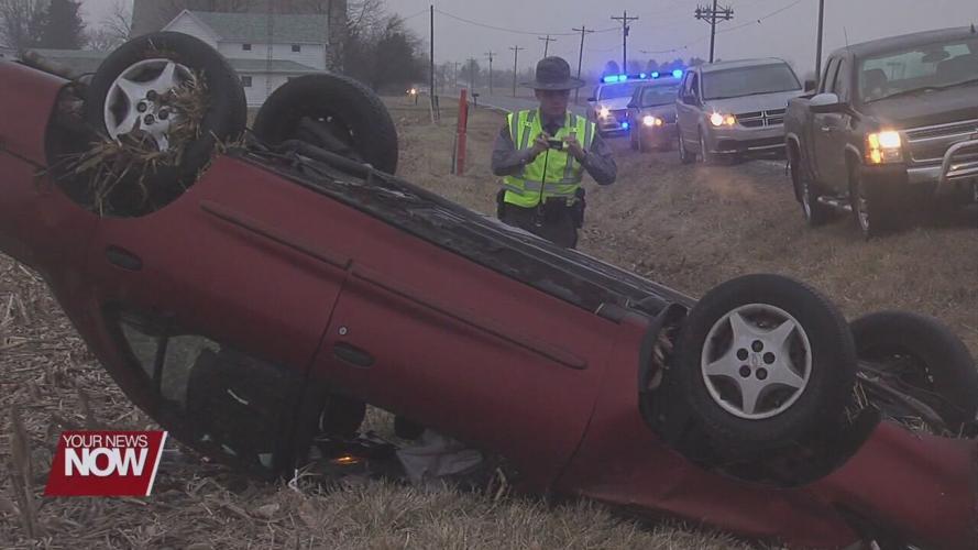 Young man walks away from rollover crash with no injury