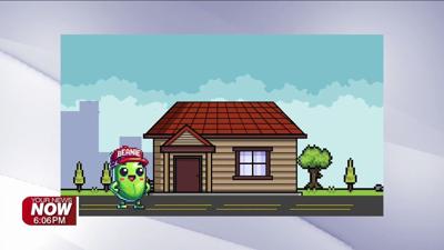 Lima mascot Beanie goes retro to promote property maintenance