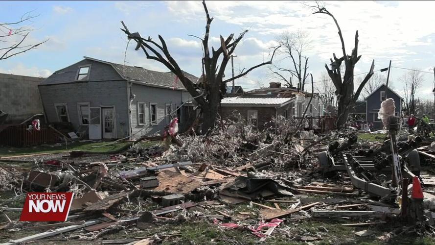 Lakeview resident shares tornado survival story while recovery efforts beginning
