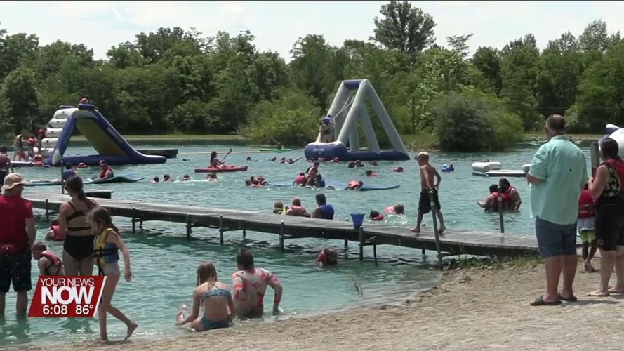 Families enjoy a day at YMCA's Camp Clay thanks to the generosity of the Van Wert Elks Lodge