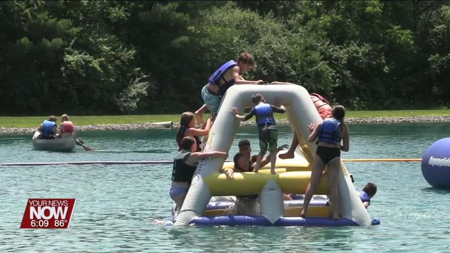 Families enjoy a day at YMCA's Camp Clay thanks to the generosity of the Van Wert Elks Lodge
