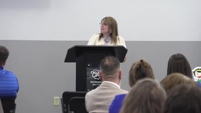 Judge Terri Kohlrieser inspires child welfare workers with personal journey