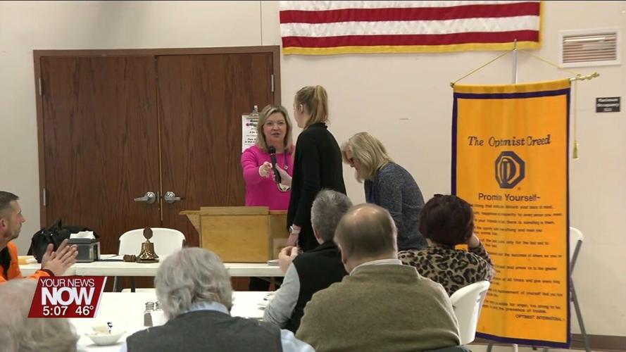 12 outstanding students recognized by the Lima Noon Optimist Club