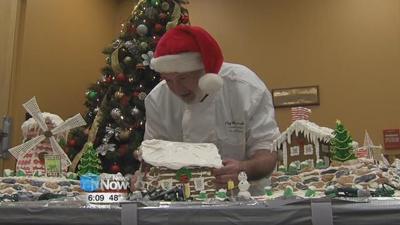 Lima Memorial chef handcrafts gingerbread village for holiday season