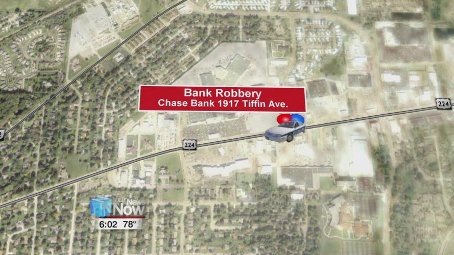 Findlay Police look for suspect from Saturday afternoon bank robbery