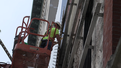 ArtSpace renovation, Veterans Memorial Grove construction underway