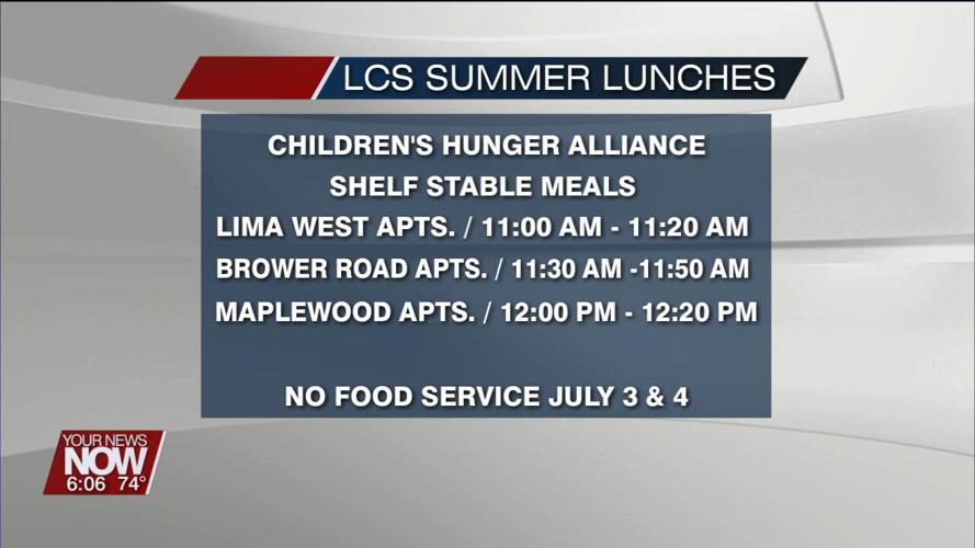 Lima City Schools is making sure no child goes hungry during summer break