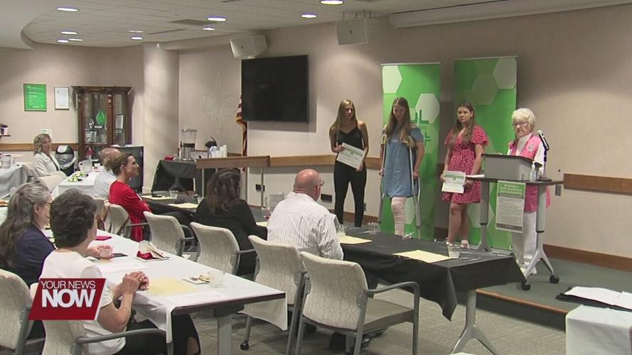 Three students receive scholarship during Lima Memorial Auxiliary summer meeting