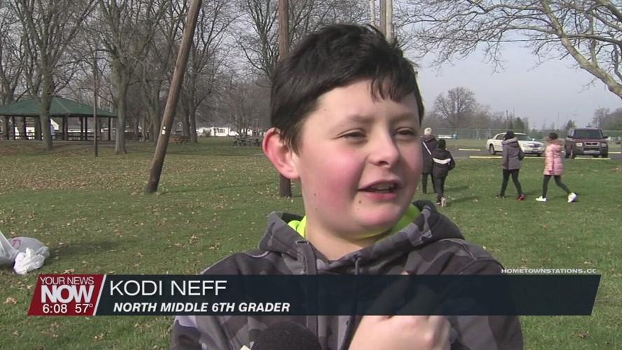 Lima City School students learning the importance of community service