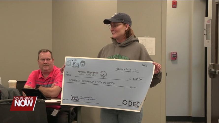 Lima Senior DECA donates over $1,000 to support Special Olympics of Allen County