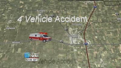 Weather blamed for multi-vehicle accident on U.S. 33