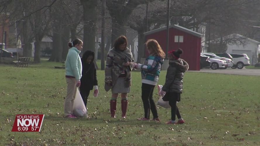 Lima City School students learning the importance of community service