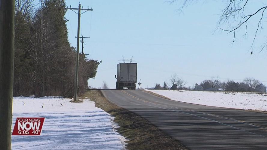 4 miles of paved roadway in Allen County this spring will be from recycled passenger car tires