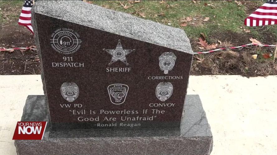 Monuments honoring veterans and first responders unveiled in Van Wert