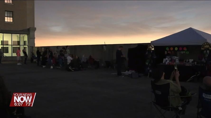 ArtSpace Lima throws an eclipse party on top of a building in downtown Lima