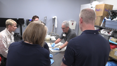 Allen Lima Leadership class tours Mercy Health Graduate Medical Education Center