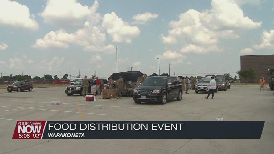 Food distribution held in Wapakoneta