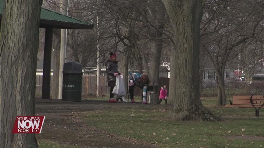 Lima City School students learning the importance of community service