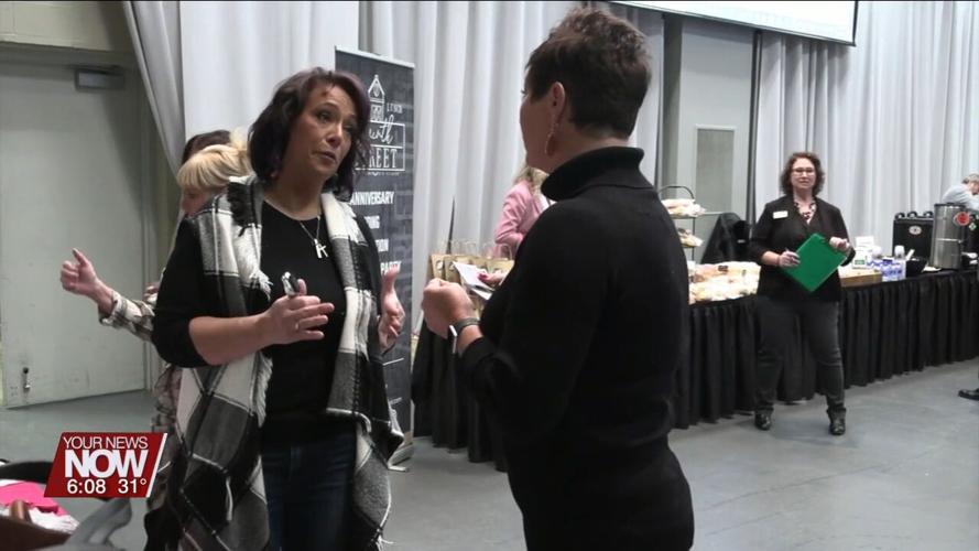 Women in Business enjoy some holiday-themed networking at the 10th annual "Jollification" luncheon