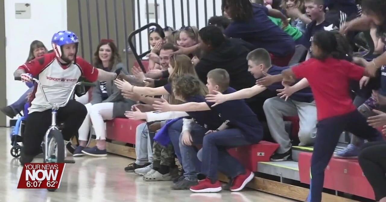 School assembly featuring Wonder Wheels BMX Stunt Team motivate Perry students - Vimarsana News