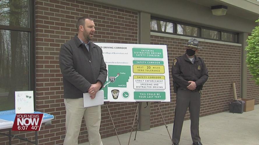 ODOT and OSHP discuss I-75 distracted driving safety corridor
