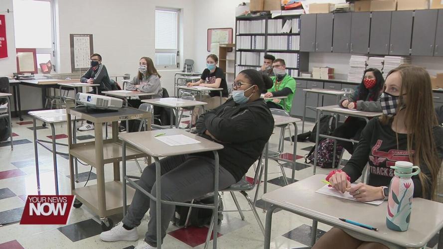 Lima Senior High students learn about America during President Joe Biden's Inauguration