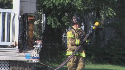 House fire on Eureka Street