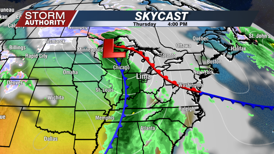 Thursday Evening Cold Front