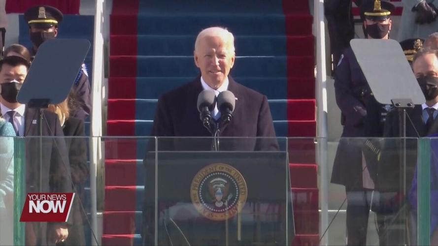 Lima Senior High students learn about America during President Joe Biden's Inauguration