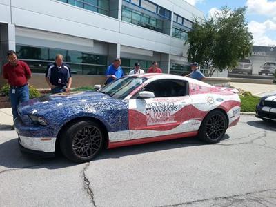 Wounded Warrior road trip stops at engine plant