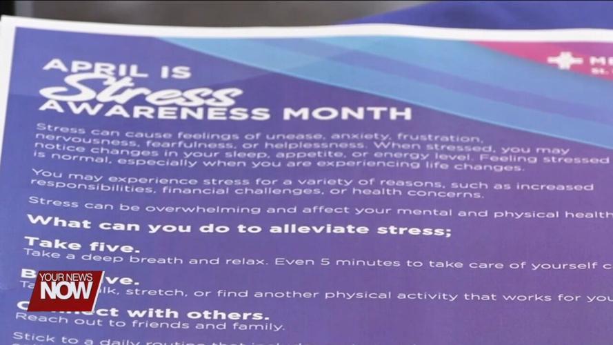 Mercy Health Impact Team and Activate Allen County educate about stress