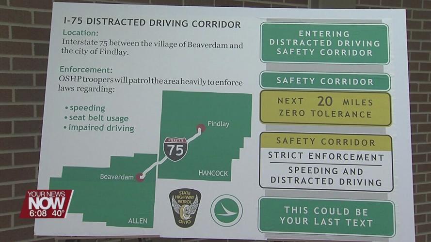 ODOT and OSHP discuss I-75 distracted driving safety corridor