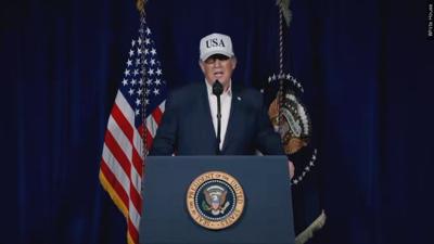 President Donald J. Trump talks