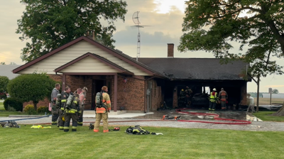 Family escapes safely after Auglaize County house fire