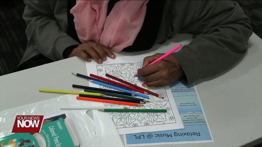Program at the Lima Public Library is helping attendees relax and de-stress
