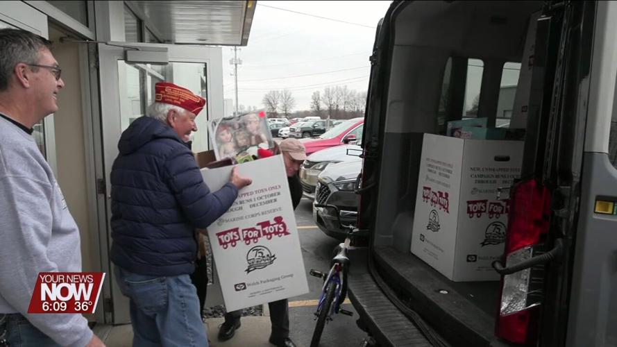Area Toys for Tots get a huge boost thanks to toy donation from Tom Ahl Family of Dealerships