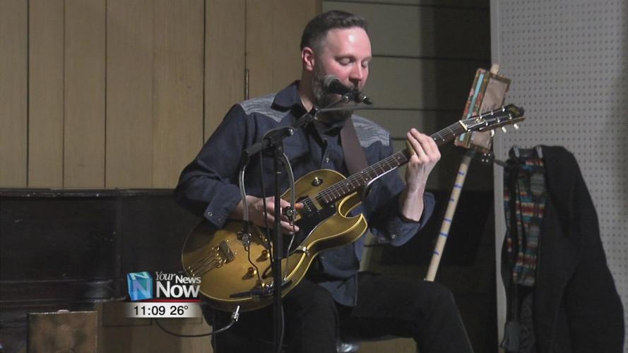 Gerry Hundt performs at Allen County Museum for Blues Night