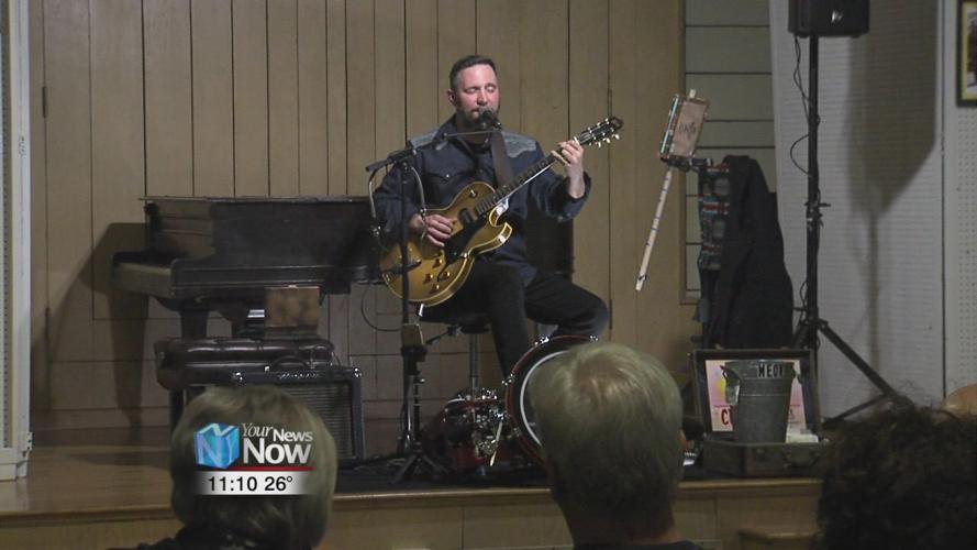 Gerry Hundt performs at Allen County Museum for Blues Night