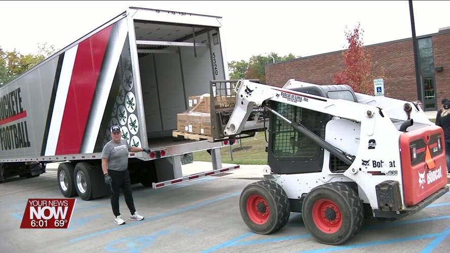 Ohio State distributes food to Allen County organizations to help families in need