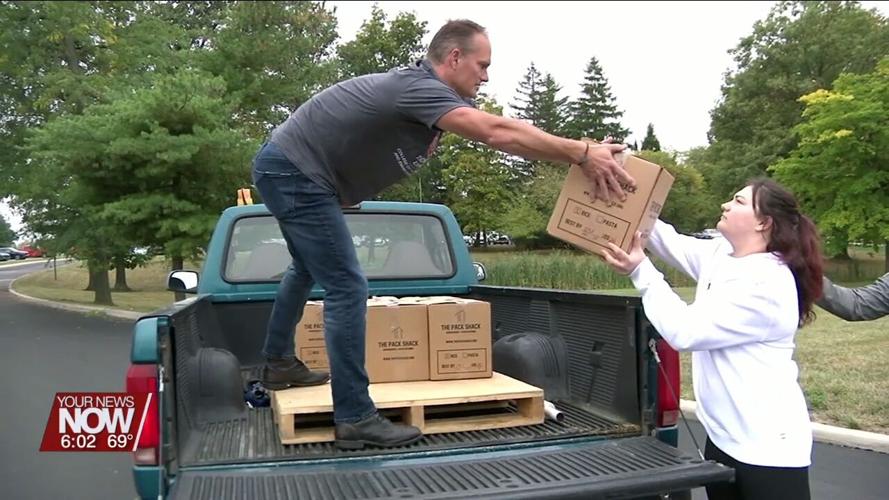 Ohio State distributes food to Allen County organizations to help families in need