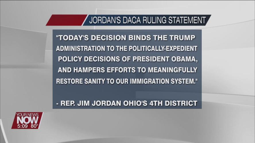 Jordan and Portman react to U.S. Supreme Count's DACA decisions