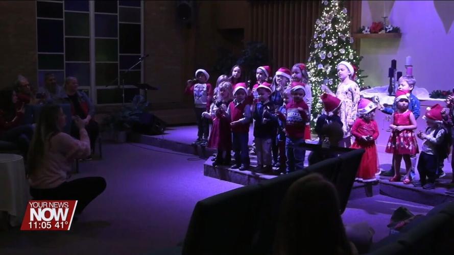 Homeschooled students come together to sing for the holidays at Journey at Christ Church