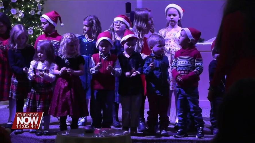 Homeschooled students come together to sing for the holidays at Journey at Christ Church